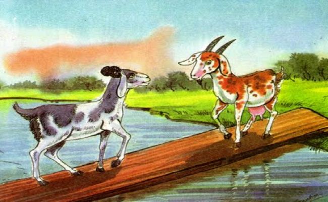 source of image: https://storyplanets.com/media/2014/12/Two-Goats-over-a-Bridge.png